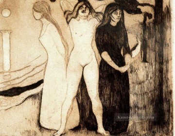  edvard malerei - die Frauen 1895 Edvard Munch